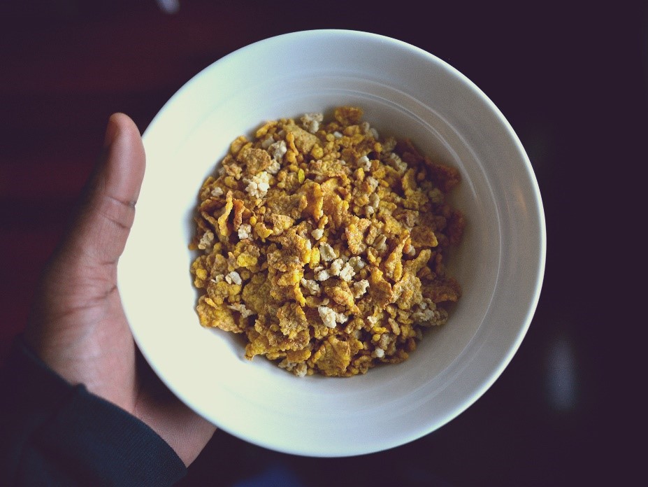A bowl of cereal